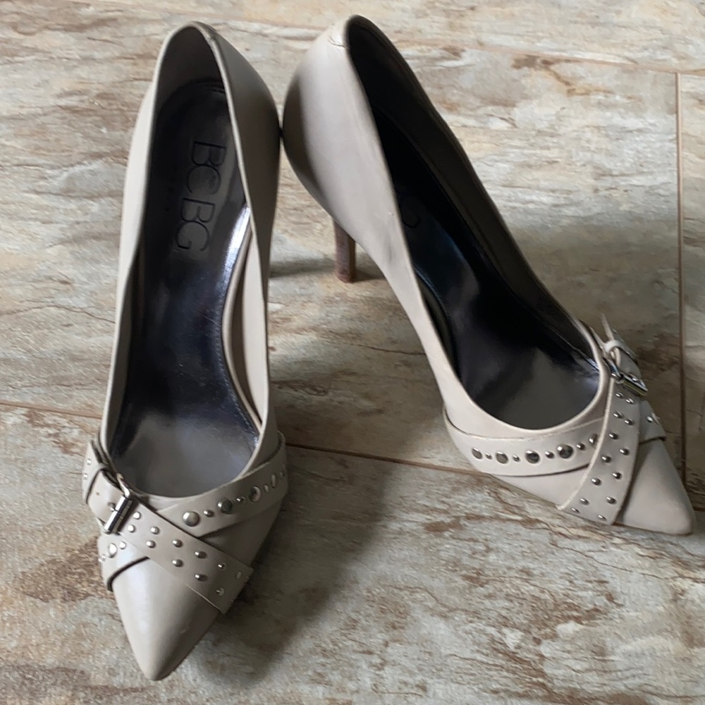 BCBG Paris Lucinex leather stud